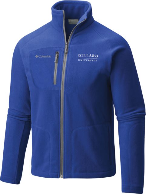 Dillard Columbia Full Zip Fleece Jacket Dillard University Wordmark - ONLINE ONLY