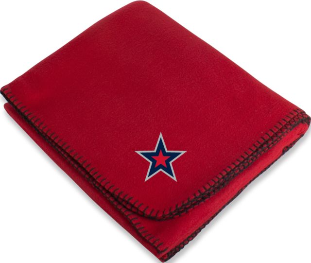 Robert Morris Arctic Fleece Blanket RMU Star Mark