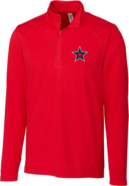 Robert Morris C&B Clique Ice Pique Half Zip RMU Star Mark