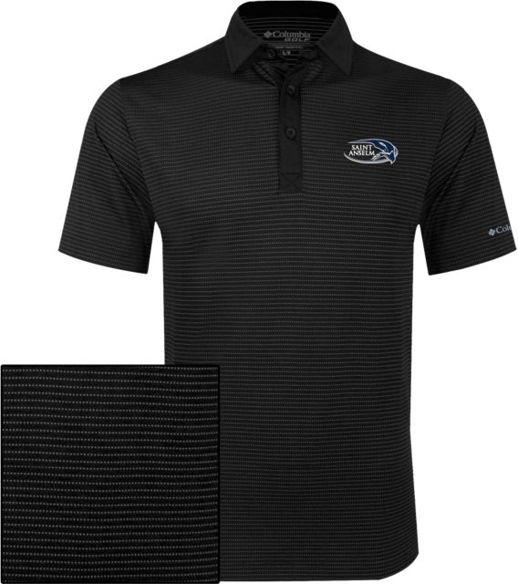 Saint Anselm Columbia Omni Wick Sunday Golf Polo Athletic Mark Hawk Head - ONLINE ONLY