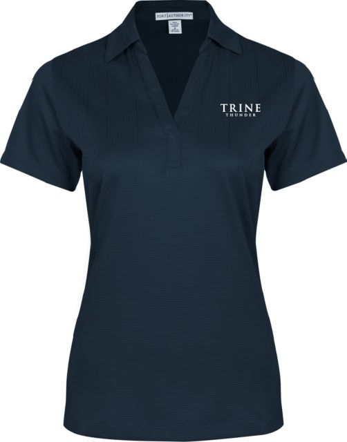 Trine Ladies Performance Fine Jacquard Polo Trine Thunder - ONLINE ONLY