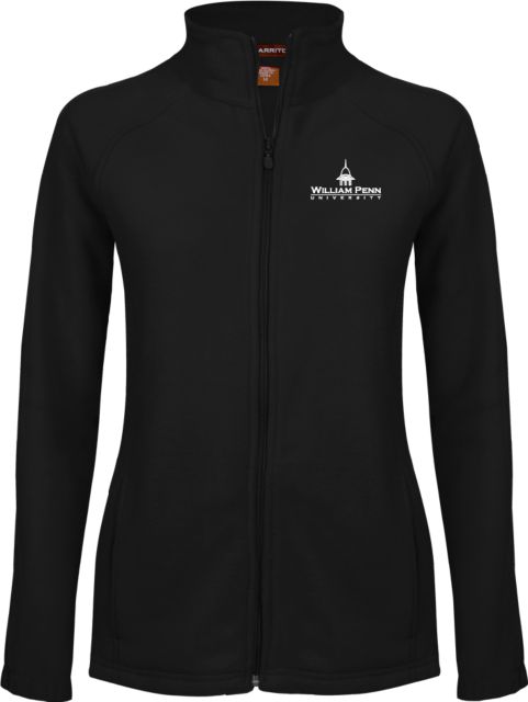 William Penn Womens Fleece Full Zip Jacket William Penn University Institutional - ONLINE ONLY