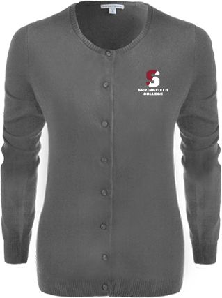Springfield College Ladies Cardigan Official Logo - ONLINE ONLY