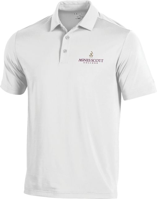 Agnes Scott Under Armour Performance Polo Primary Mark - ONLINE ONLY