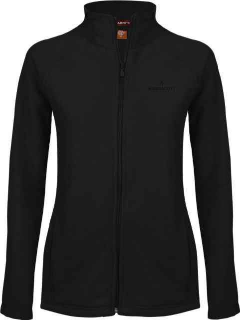 Agnes Scott Ladies Fleece Full Zip Jacket Primary Mark - ONLINE ONLY