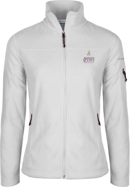 Agnes Scott Columbia Ladies Full Zip Fleece Jacket Secondary Mark - ONLINE ONLY