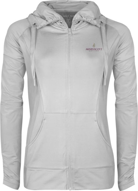 Agnes Scott Ladies Sport Wick Stretch Full Zip Jacket Primary Mark - ONLINE ONLY