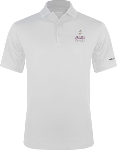 Agnes Scott Columbia Omni Wick Drive Polo Secondary Mark - ONLINE ONLY