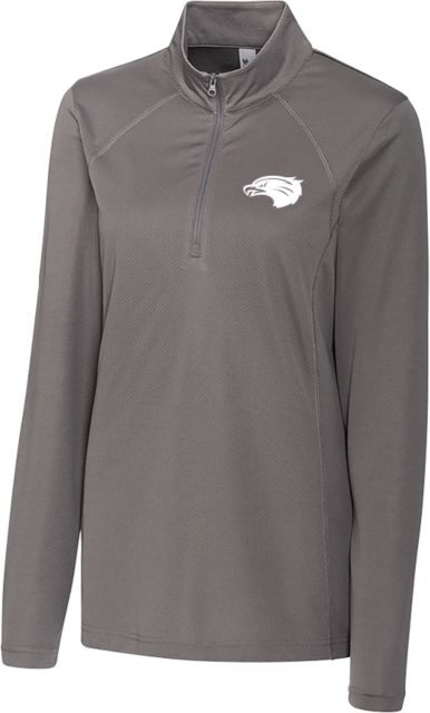 Houston Clear Lake C&B Womens Titan Clique Ice Pique Half Zip UHCL - Hawk Head - ONLINE ONLY