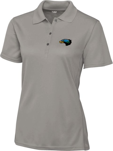 Houston Clear Lake C&B Womens Clique Ice Pique Polo UHCL - Hawk Head - ONLINE ONLY