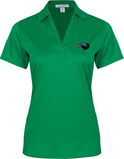 Houston Clear Lake Womens Performance Fine Jacquard Polo UHCL - Hawk Head - ONLINE ONLY