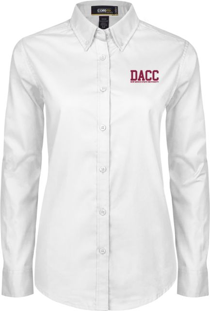 Dona Ana Womens Twill Button Down Long Sleeve  Dona Ana CC - DACC Initials