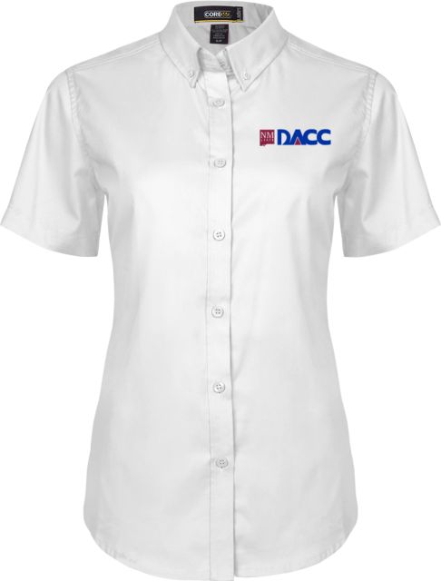 Dona Ana Womens Twill Button Up Short Sleeve Dona Ana CC - DACC Official Initials