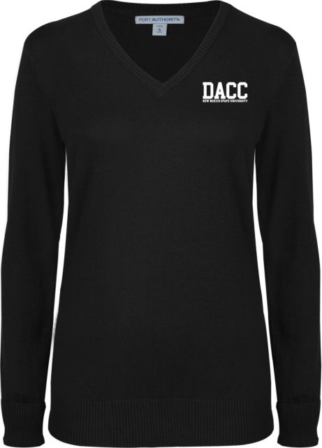 Dona Ana Womens VNeck Sweater  Dona Ana CC - DACC Initials