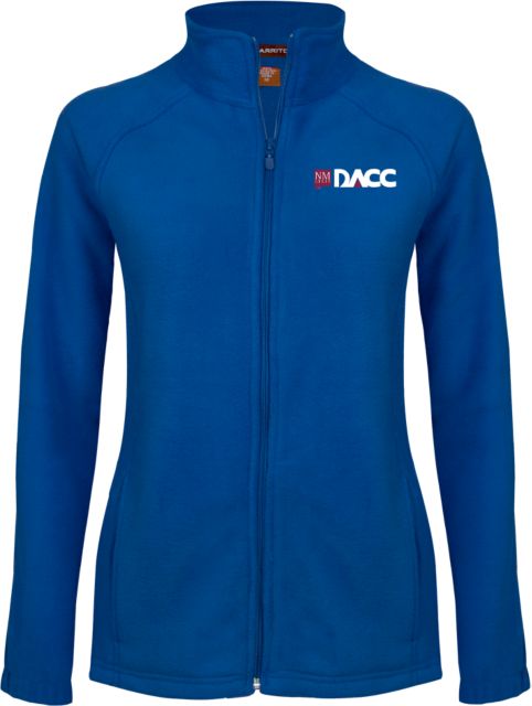 Dona Ana Womens Fleece Full Zip Jacket Dona Ana CC - DACC Official Initials