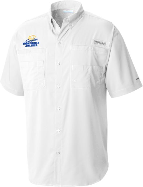Embry Riddle Columbia Tamiami Performance Short Sleeve Shirt Embry Riddle Athletics - ONLINE ONLY
