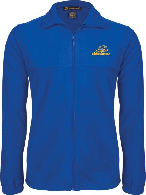 Embry Riddle Fleece Full Zip Jacket Primary Mark - ONLINE ONLY