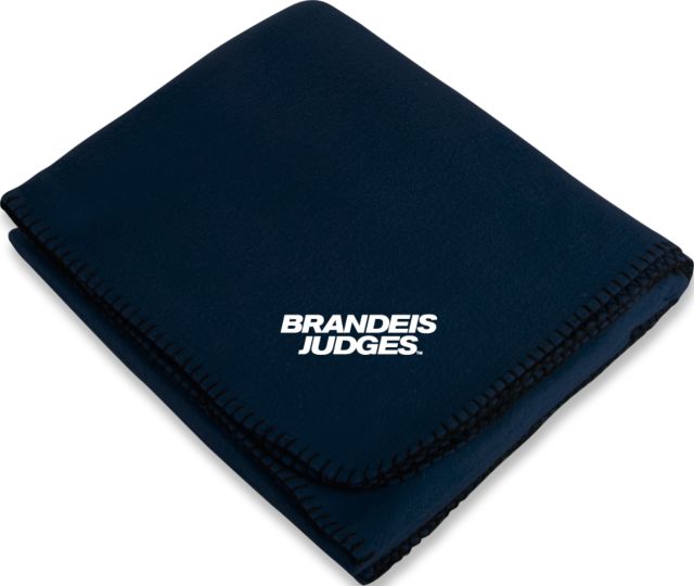 Brandeis Arctic Fleece Blanket Brandeis Judges Wordmark - ONLINE ONLY