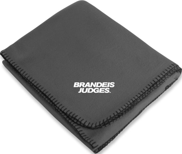 Brandeis Arctic Fleece Blanket Brandeis Judges Wordmark - ONLINE ONLY