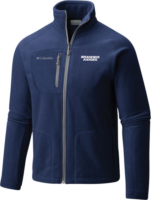 Brandeis Columbia Full Zip Fleece Jacket Brandeis Judges Wordmark - ONLINE ONLY