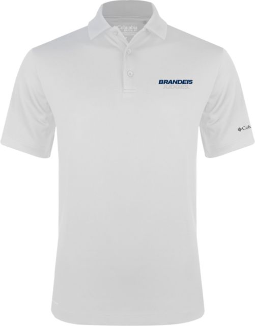 Brandeis Columbia Omni Wick Drive Polo Brandeis Judges Wordmark - ONLINE ONLY