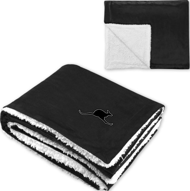 Austin College Super Soft Luxurious Sherpa Throw Blanket Roo Mascot - ONLINE ONLY
