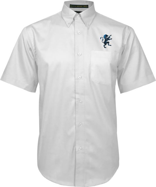 Gordon Twill Button Down Short Sleeve Primary Mark - ONLINE ONLY