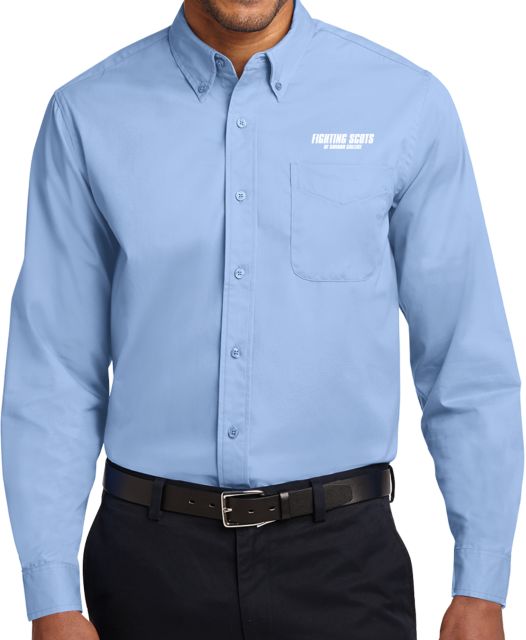 Gordon Twill Button Down Long Sleeve Wordmark - ONLINE ONLY