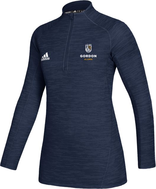 Gordon College Adidas Womens Game Mode 1/4 Zip Alumni - Est. Date Mark - ONLINE ONLY
