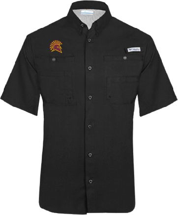 St Thomas Aquinas Columbia Tamiami Performance Short Sleeve Shirt Official Logo - ONLINE ONLY