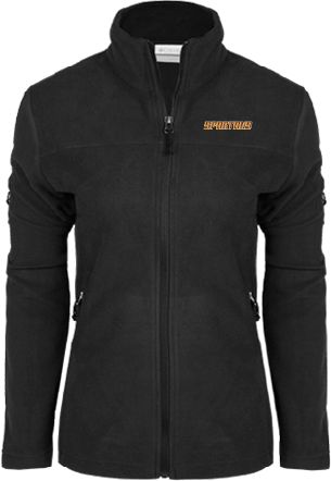 St Thomas Aquinas Columbia Ladies Full Zip Fleece Jacket Spartans Word Mark - ONLINE ONLY