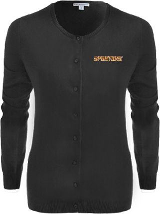 St Thomas Aquinas Ladies Cardigan Spartans Word Mark - ONLINE ONLY