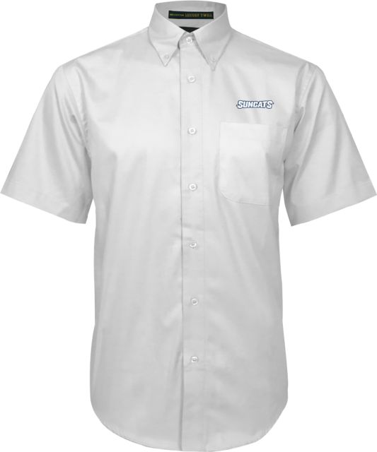 Central New Mexico Twill Button Down Short Sleeve Suncats Flat Mark EMB - ONLINE ONLY