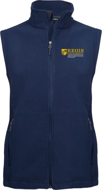 Regis Fleece Full Zip Vest Regis Loretto Heights School of Nursing - ONLINE ONLY