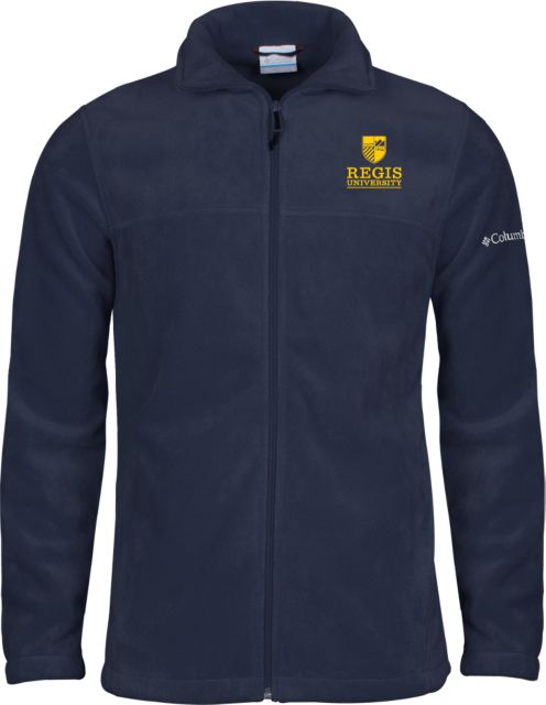 Regis Univ Columbia Full Zip Fleece Jacket Vertical Wordmark - ONLINE ONLY