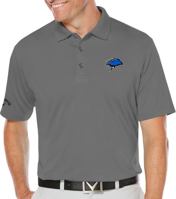 New England Callaway Opti Dri Chev Polo Storm Cloud - ONLINE ONLY