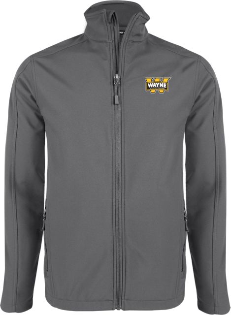 Wayne State Softshell Jacket Primary Mark - ONLINE ONLY