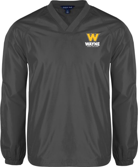 Wayne State V Neck Raglan Windshirt W State C - ONLINE ONLY