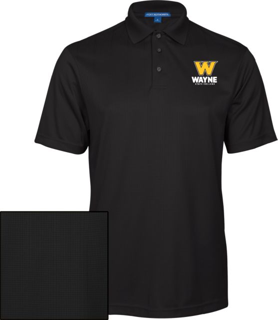 Wayne State Performance Fine Jacquard Polo W State C - ONLINE ONLY