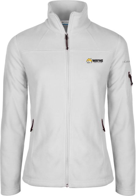Wayne State Columbia Ladies Full Zip Fleece Jacket Wayne SC - ONLINE ONLY