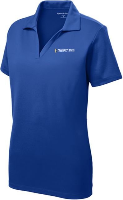 Pellissippi Womens Dry Mesh Polo Pellissippi State Community College Logo - ONLINE ONLY