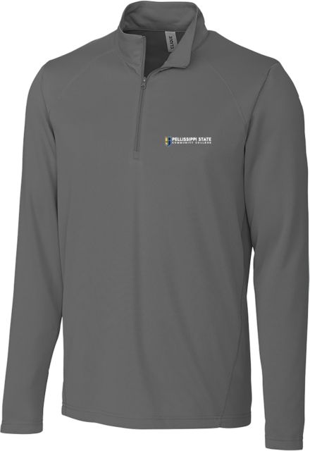 Pellissippi C&B Titan Clique Ice Pique Half Zip Pellissippi State Community College Logo - ONLINE ONLY