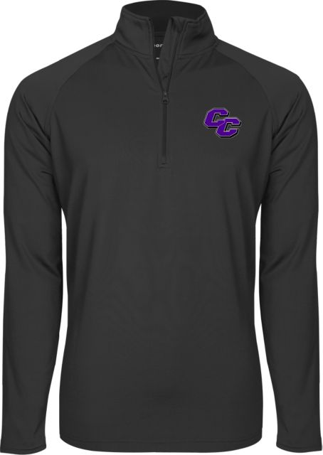 Curry College Sport Tek Sport Wick Stretch 1/2 Zip Pullover Curry College Primary Athletic Mark - ONLINE ONLY
