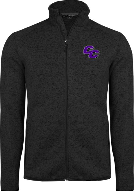 Curry College Heather  Sweater Fleece Jacket Curry College Primary Athletic Mark - ONLINE ONLY
