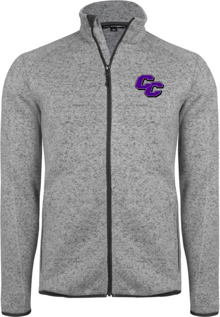Curry College Heather Sweater Fleece Jacket Curry College Primary Athletic Mark - ONLINE ONLY