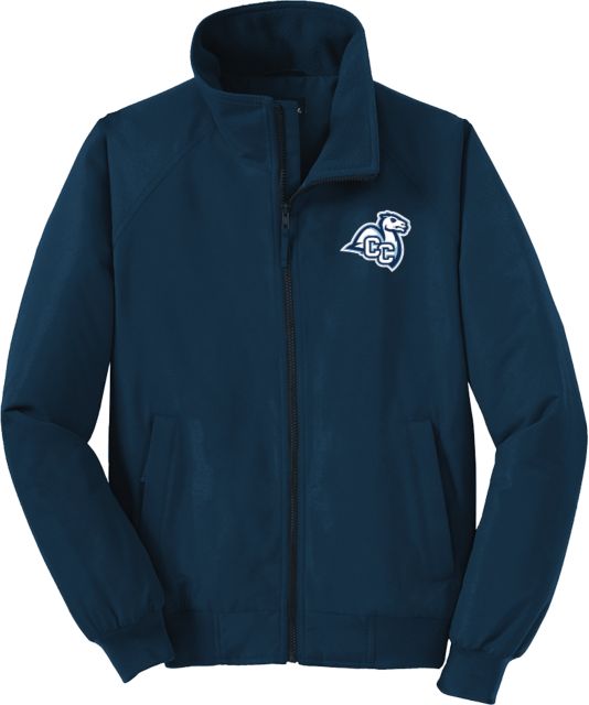 Connecticut College Charger Jacket Camel with CC - ONLINE ONLY