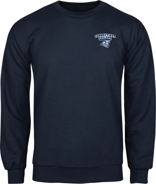 Connecticut College Fleece Crew Primary Mark - ONLINE ONLY
