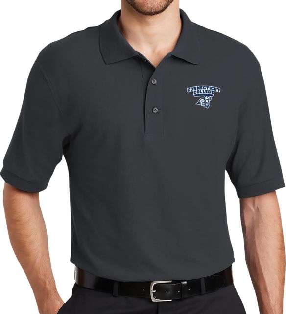 Connecticut College Silk Touch Polo Primary Mark - ONLINE ONLY