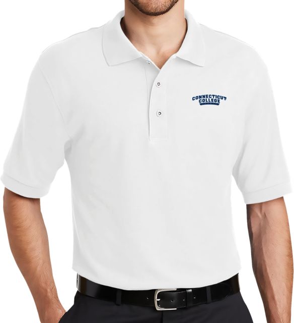 Connecticut College Silk Touch Polo Arched Connecticut College Camels - ONLINE ONLY