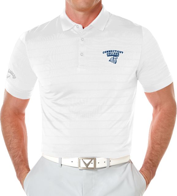 Connecticut College Callaway Opti Vent Polo Primary Mark - ONLINE ONLY
